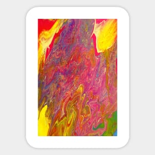 Abstraction game color Sticker